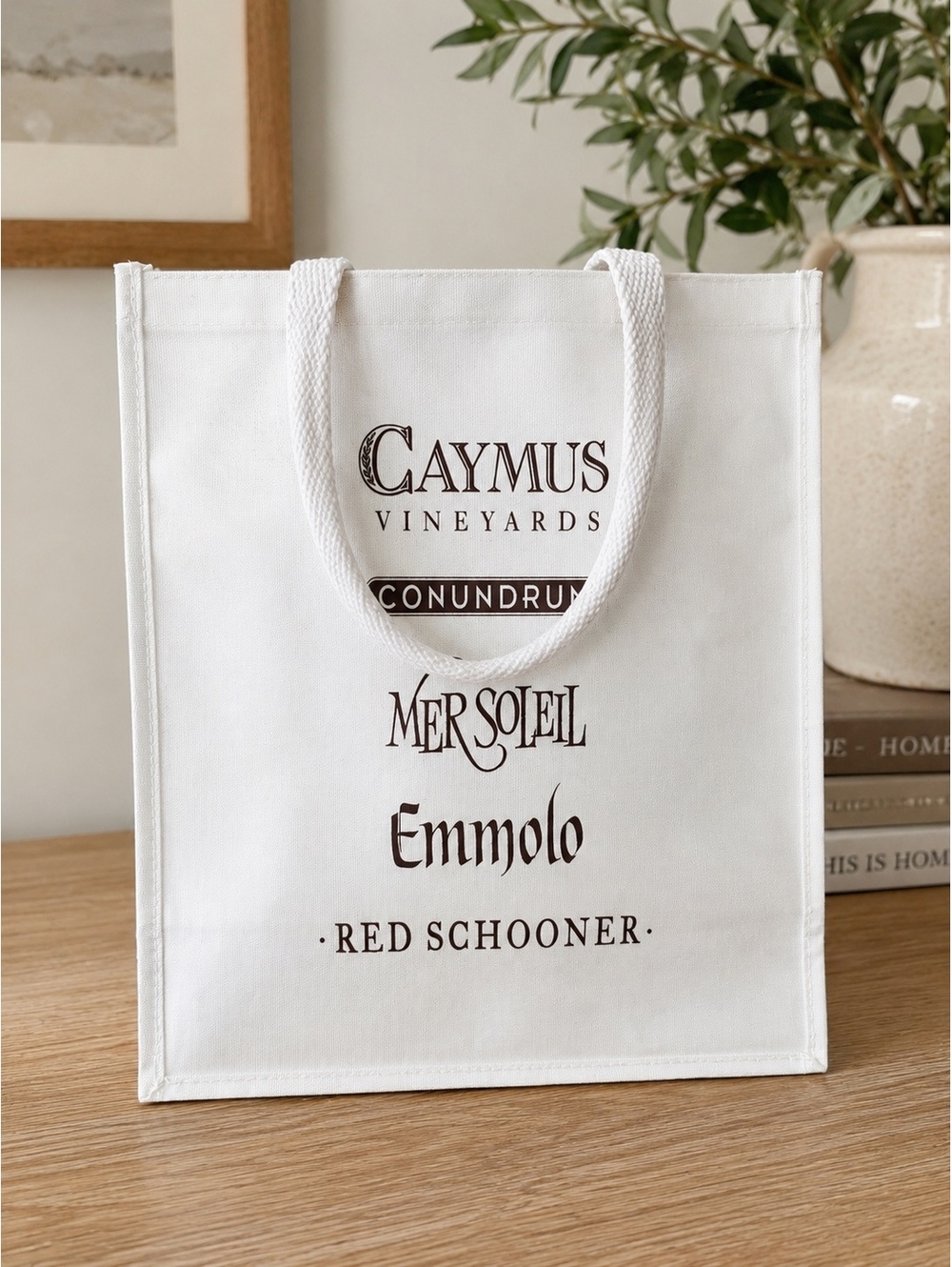 Caymus Vineyards Conundrum Wine Tote Bag with Handles